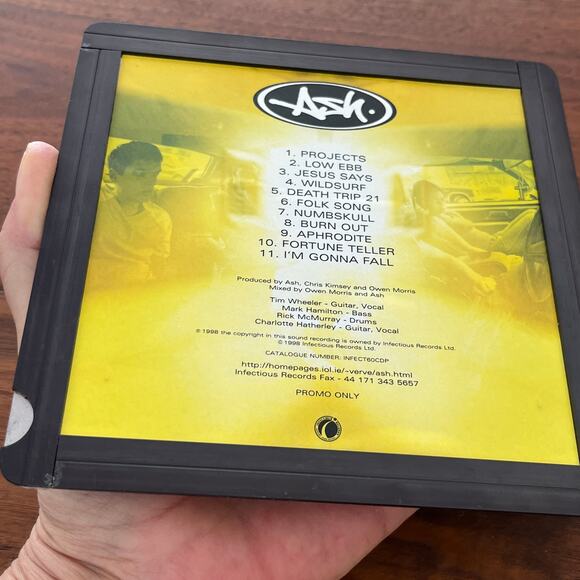 Ash Nu-Clear Sounds Magnetic Metal Cover CD 1998 Infectious Records UK Promo - Picture 5 of 7